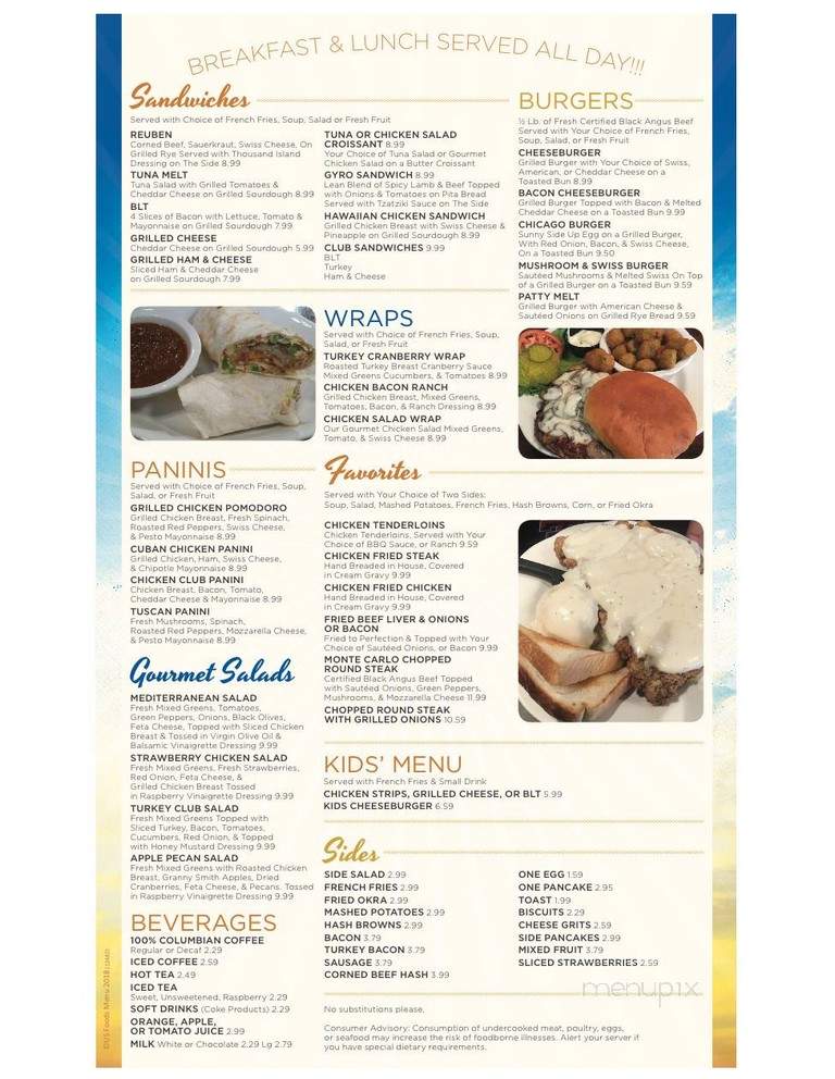 Woodbridge Cafe - Sachse, TX menu_pic