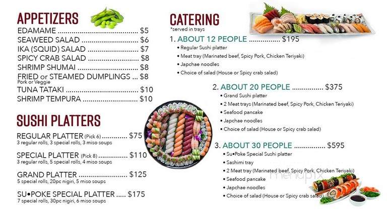 SuPoke - New York, NY menu_pic