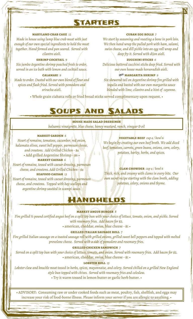 Broad Street Market Restraurant - Brooksville, FL menu_pic
