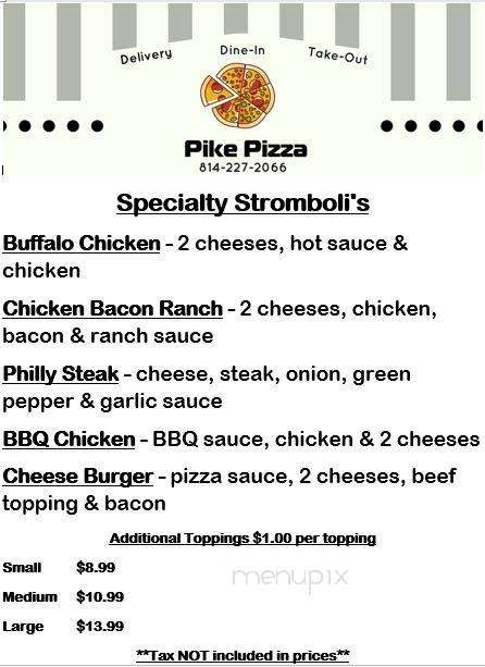 Pike Pizza - Shippenville, PA