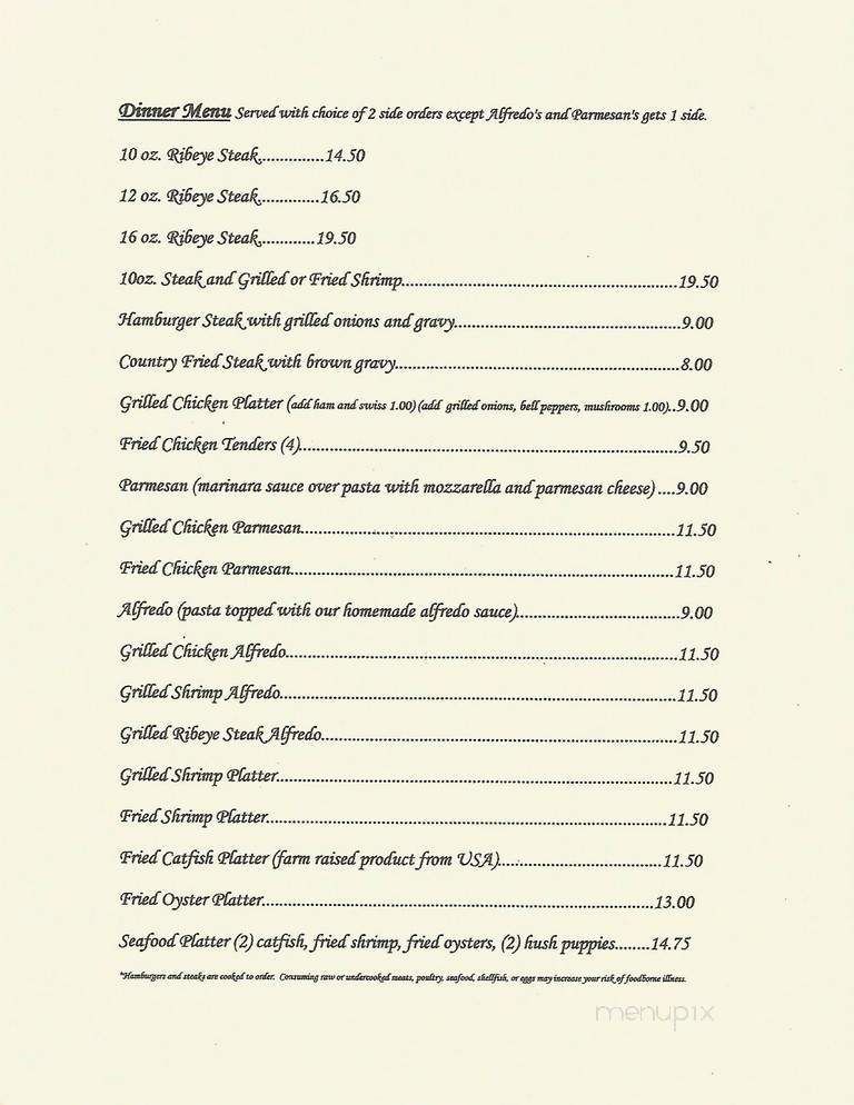 Fiorella's - Poplarville, MS menu_pic