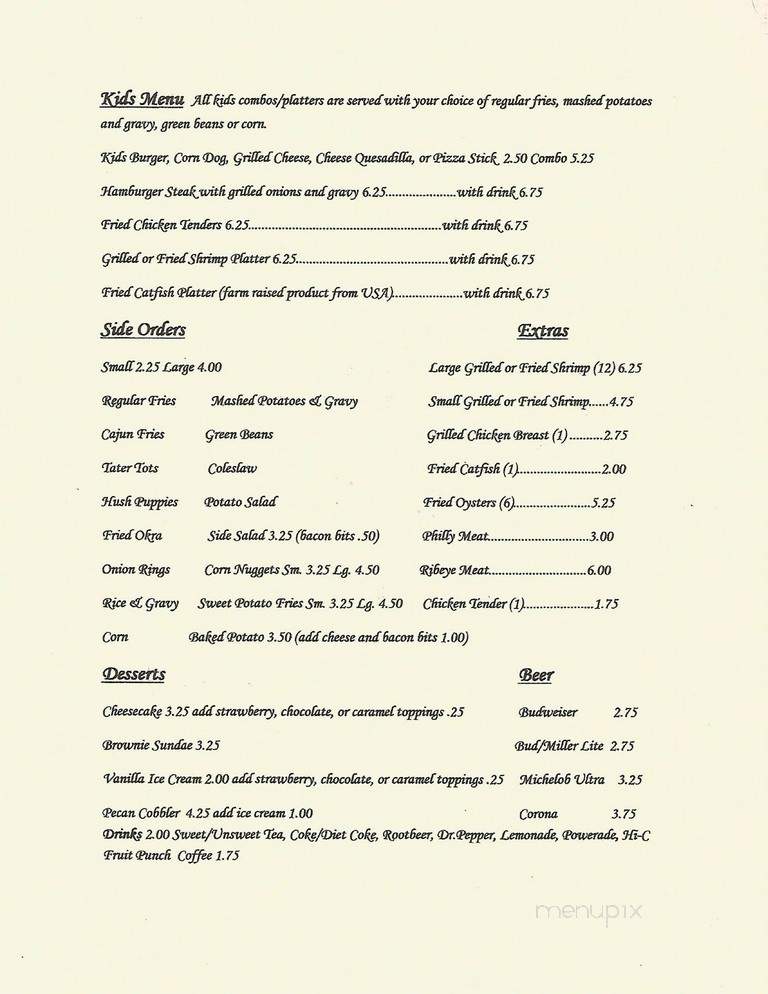 Fiorella's - Poplarville, MS menu_pic