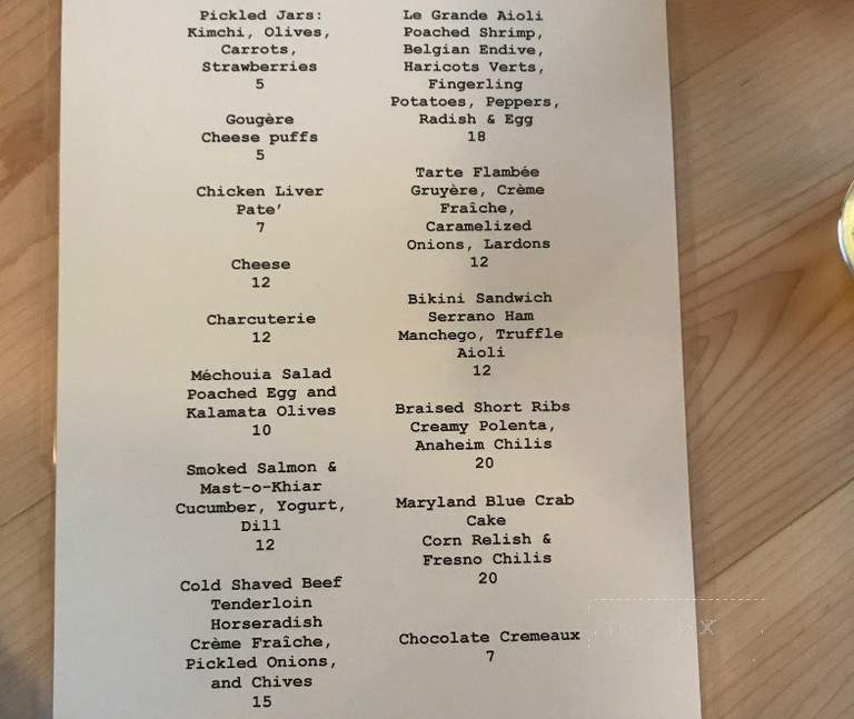 Cider Bar - San Luis Obispo, CA menu_pic
