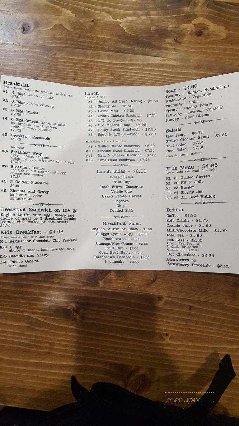 Cassie's Corn Crib Cafe - Sycamore, IL menu_pic