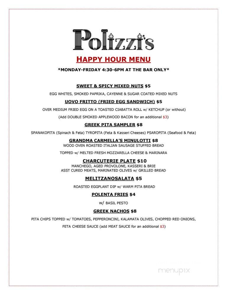 Polizzi's - Rochester, NY menu_pic