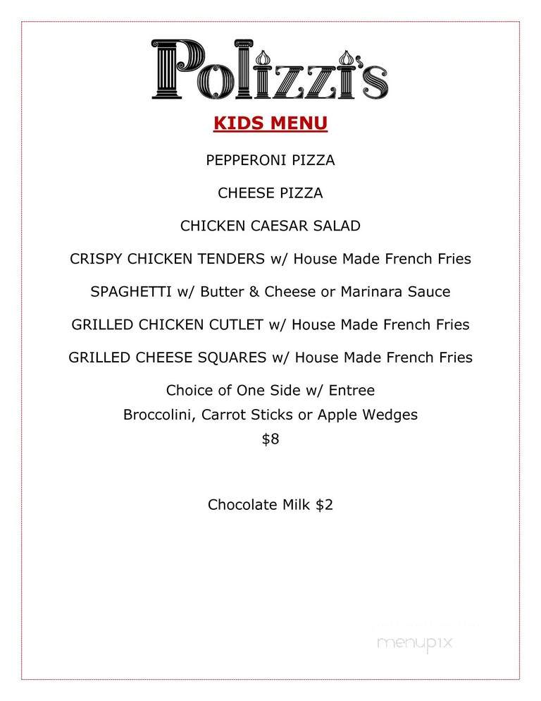 Polizzi's - Rochester, NY menu_pic