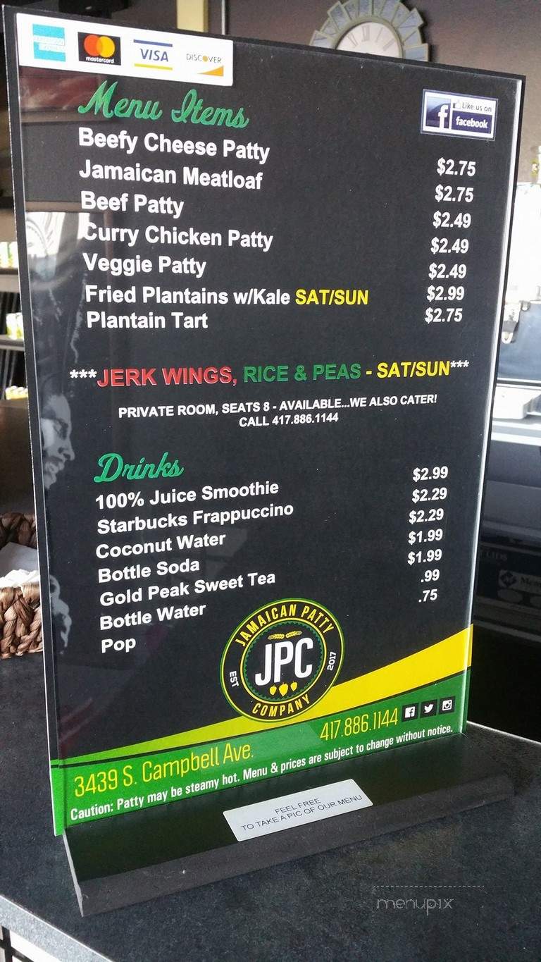Jamaican Patty - Springfield, MO menu_pic
