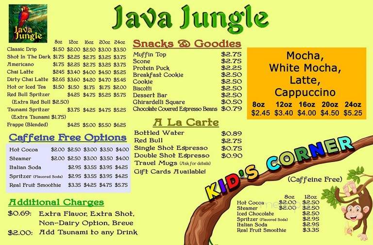 Java Jungle - Sequim, WA