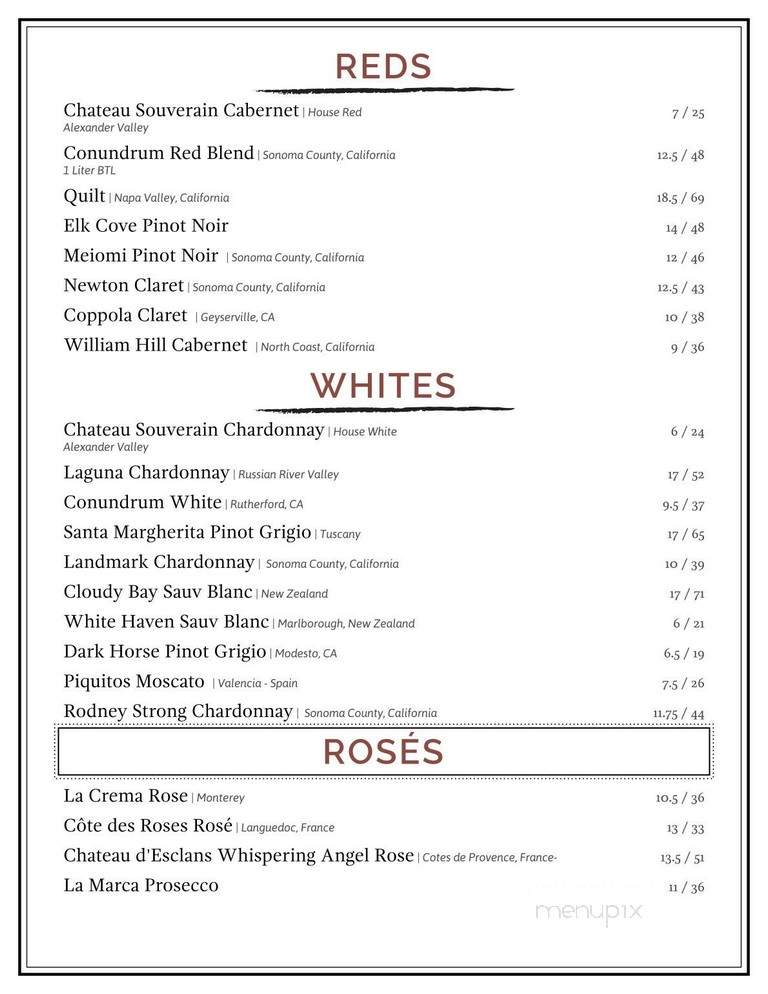Local On North - Roswell, GA menu_pic