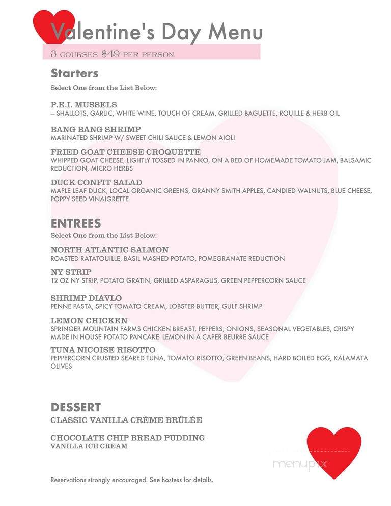 Local On North - Roswell, GA menu_pic