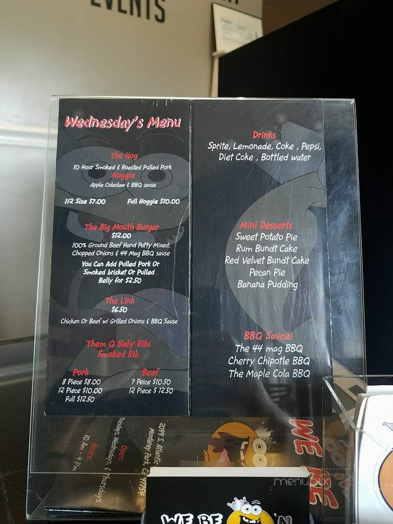 We Be Q'n - Monterey Park, CA menu_pic