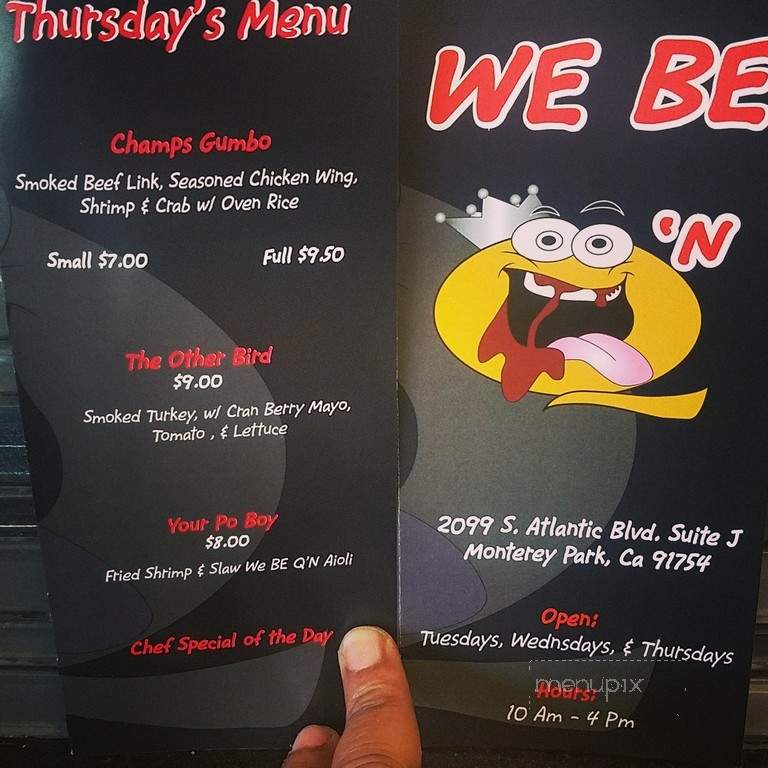 We Be Q'n - Monterey Park, CA menu_pic