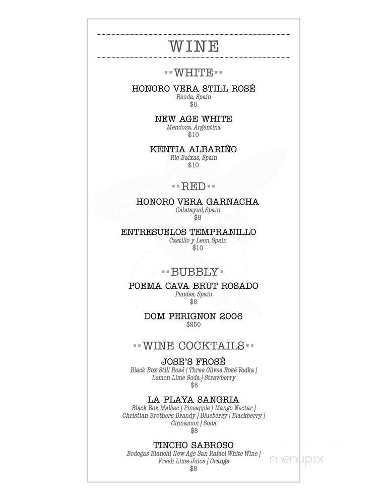 Papi's Taqueria - Isle of Palms, SC menu_pic