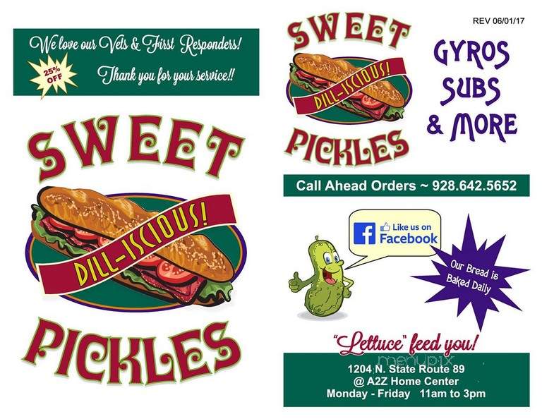 Sweet Pickles Gyros Subs and More - Chino Valley, AZ