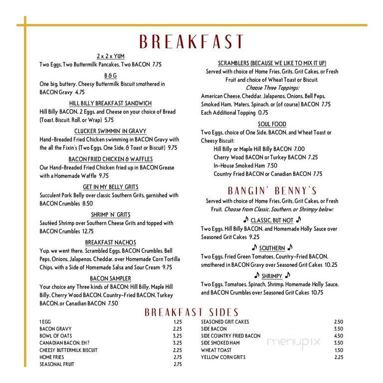 Darci's Bacon Blues - Cape Canaveral, FL menu_pic