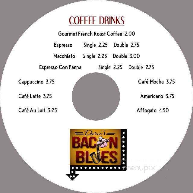 Darci's Bacon Blues - Cape Canaveral, FL menu_pic