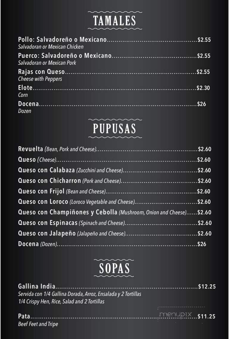 Carrusel Bakery - Los Angeles, CA menu_pic