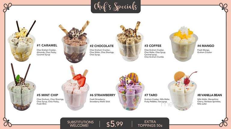 Ice Cream Chef - West Covina, CA menu_pic