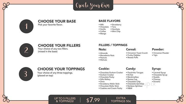 Ice Cream Chef - West Covina, CA menu_pic