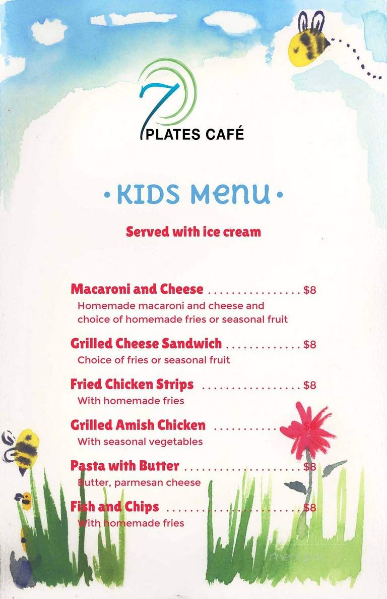 7 Plates Cafe - Chicago, IL menu_pic