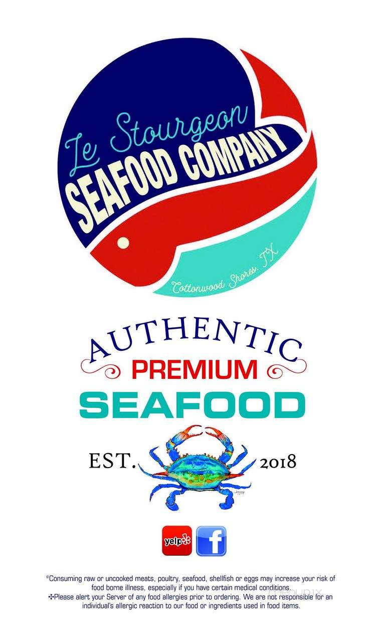 Lestourgeon Seafood - Cottonwood Shores, TX menu_pic