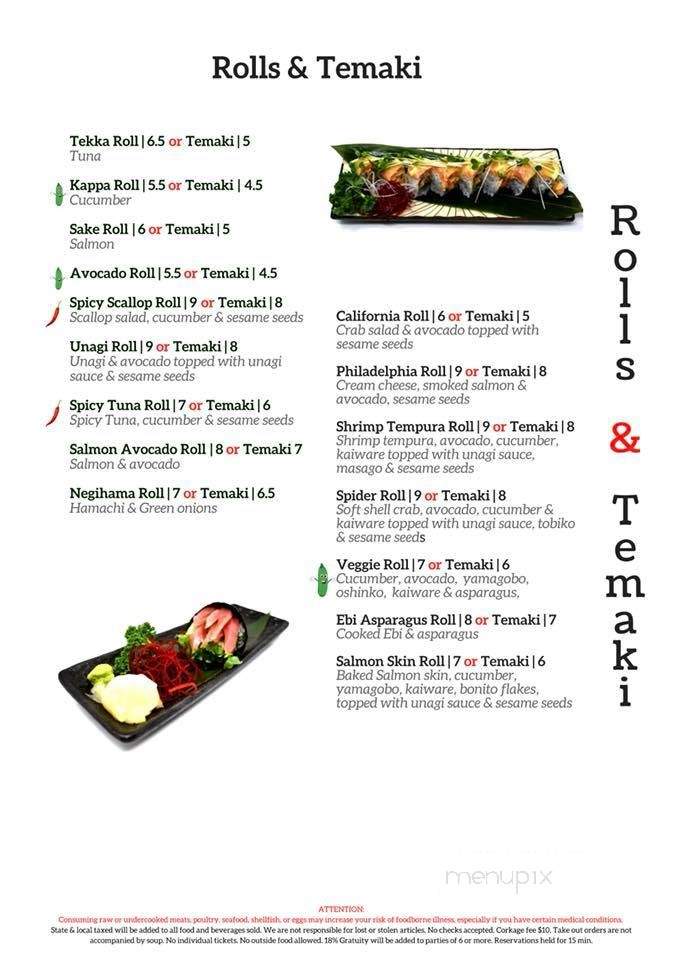 O-Toro Sushi & Shabu - Sacramento, CA menu_pic