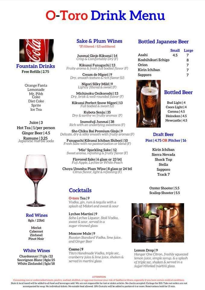 O-Toro Sushi & Shabu - Sacramento, CA menu_pic