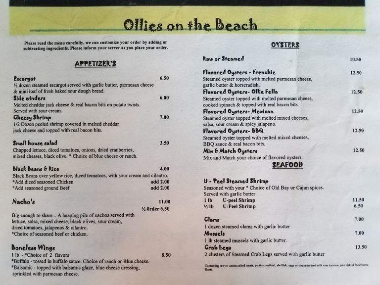 Ollie's on the Beach - Hudson, FL