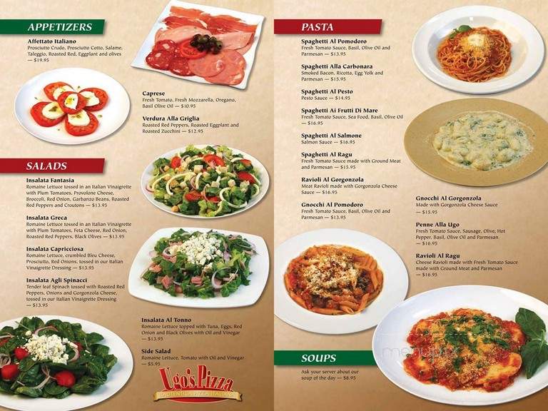 Ugo's Pizza - Clearwater, FL menu_pic