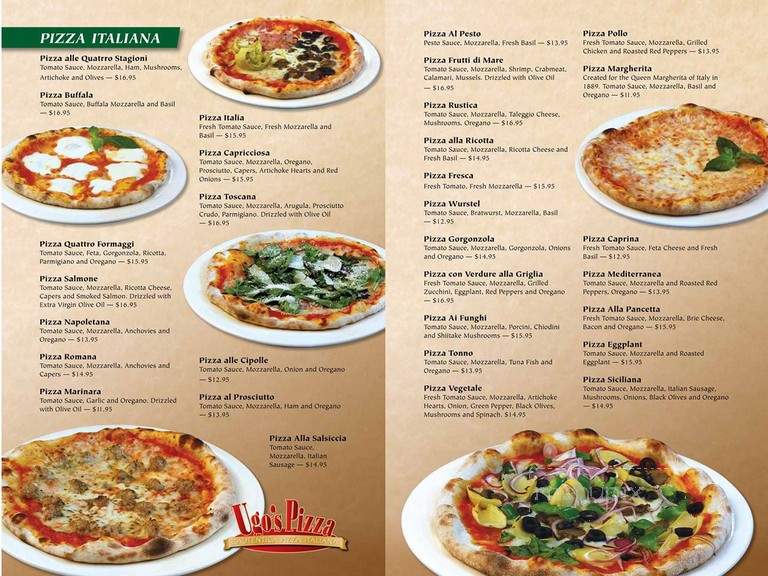 Ugo's Pizza - Clearwater, FL menu_pic