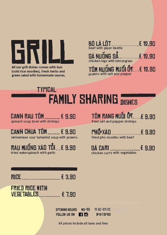 Ivy's Pho & Grill - Lake Oswego, OR menu_pic