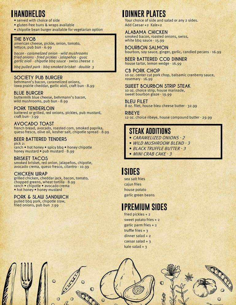 Blind Society - Vandalia, IL menu_pic