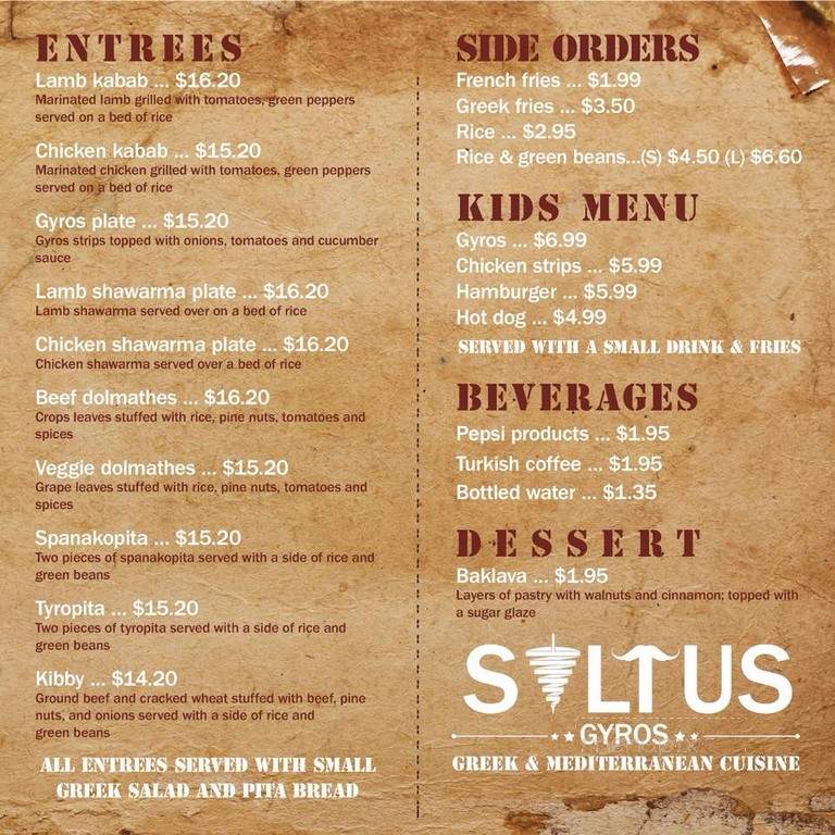 Saltus Gyros - Carmel, IN menu_pic