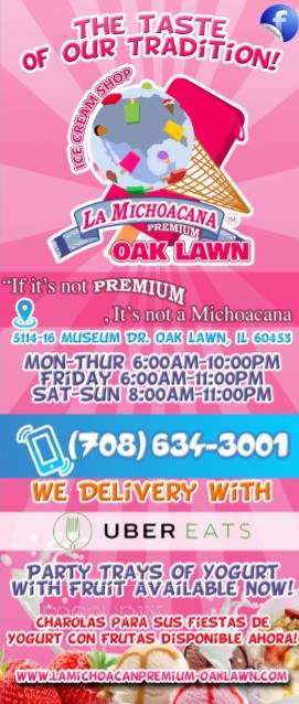 La Michoacana - Oak Lawn, IL menu_pic