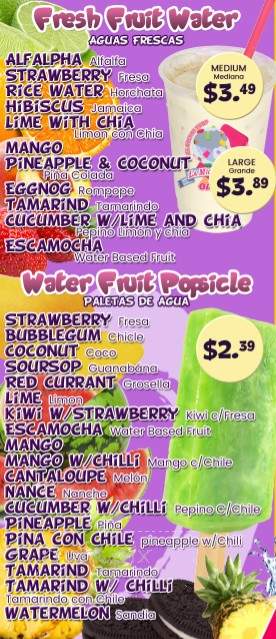 La Michoacana - Oak Lawn, IL menu_pic