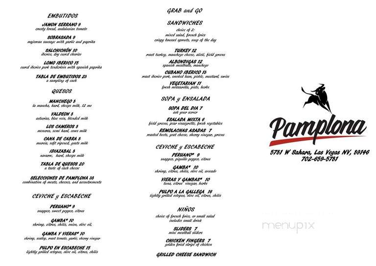 Pamplona Cocktails & Tapas - Las Vegas, NV