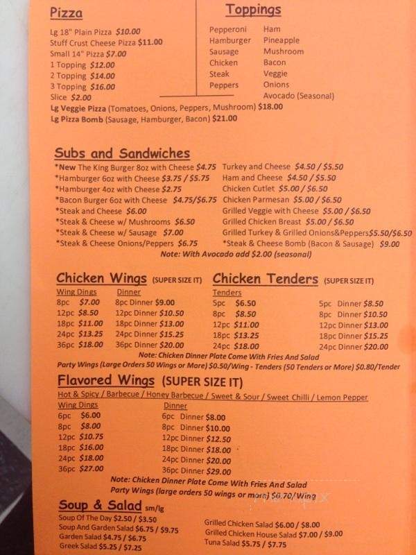 Four Corners Pizza Cafe - Dorchester, MA menu_pic