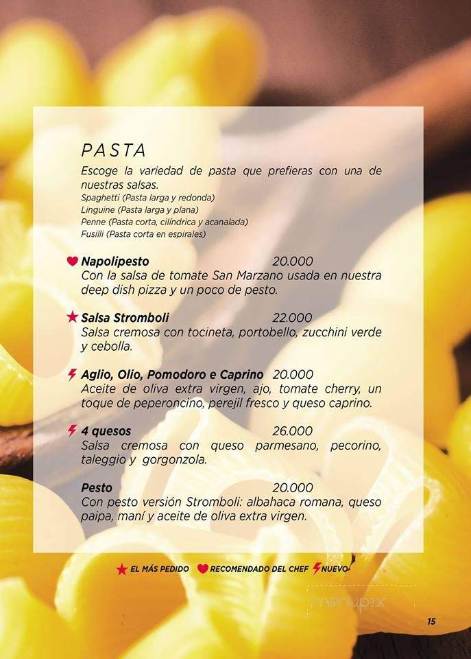 Stromboli Pizzeria - Brooklyn, NY menu_pic
