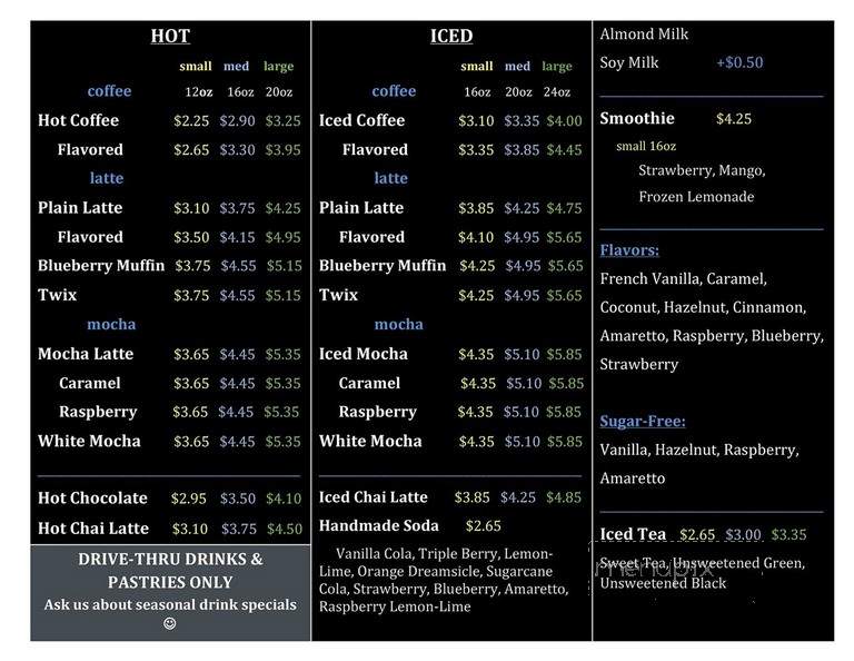 Mitzi's Coffee & Crepes - Gales Ferry, CT menu_pic