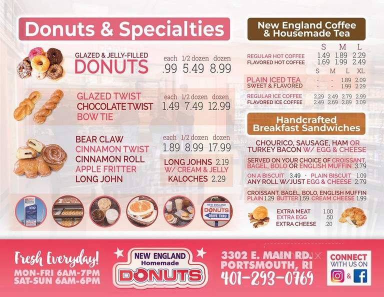 New England Homemade Donuts - Portsmouth, RI