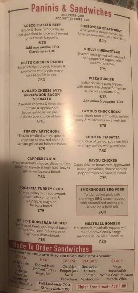 Wisconsin Kringle Company - Fontana-on-Geneva Lake, WI menu_pic