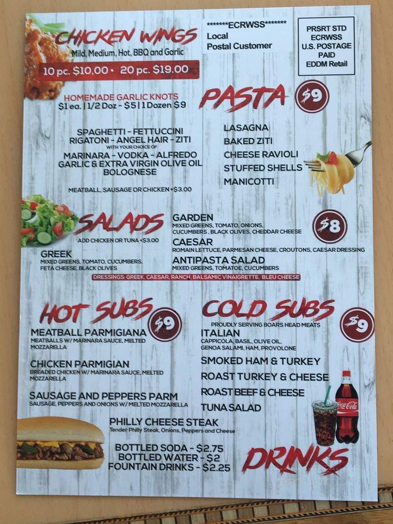 Marina Mile Pizza - Fort Lauderdale, FL menu_pic
