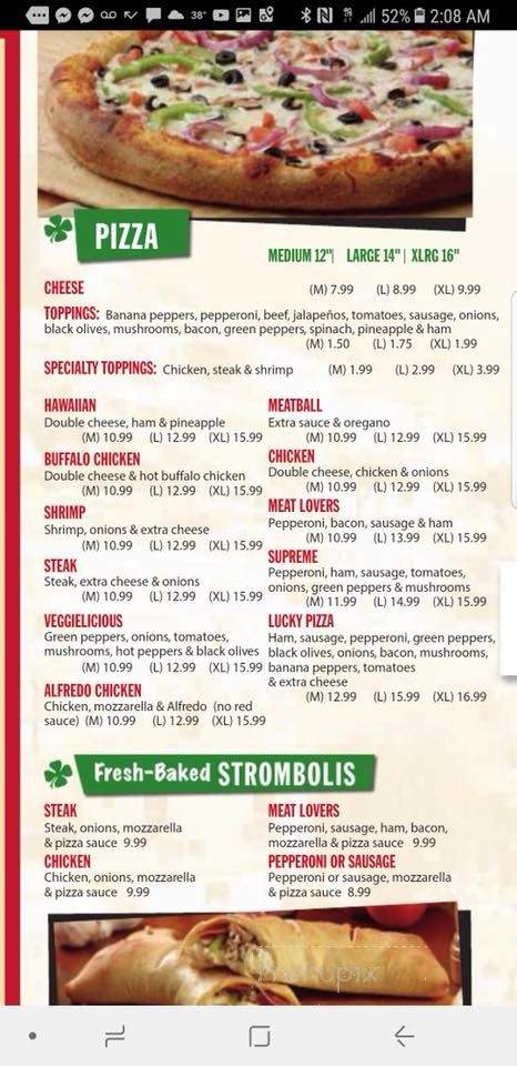 Lucky Pizza Boulevard Colonial heights - Colonial Heights, VA menu_pic