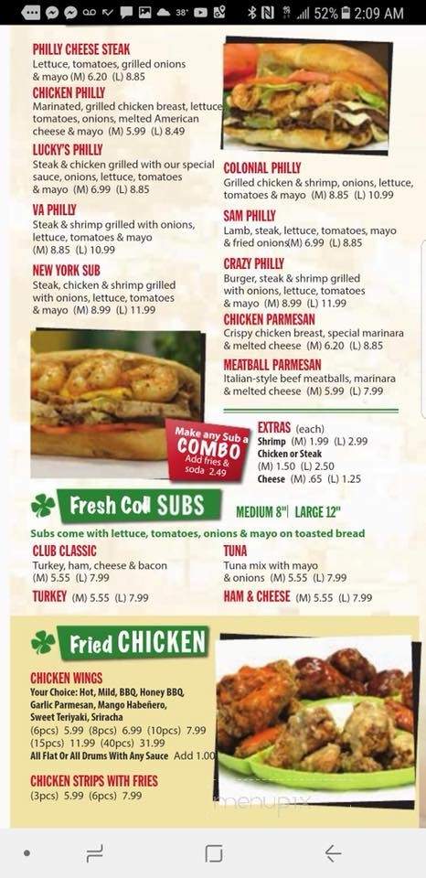 Lucky Pizza Boulevard Colonial heights - Colonial Heights, VA menu_pic