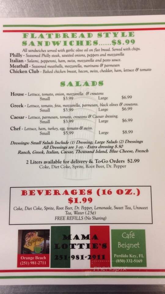 Mama Lotties Pizza Gulf Shores - Gulf Shores, AL menu_pic