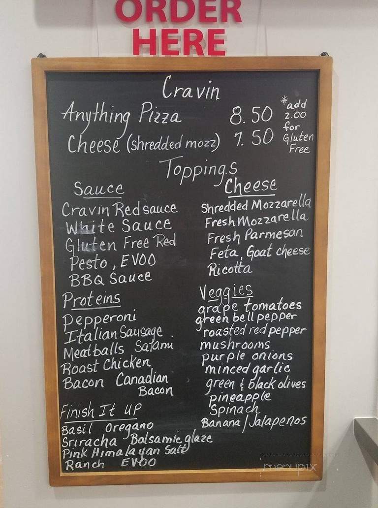 Cravin Fired Fast Pizza - Denham Springs, LA menu_pic