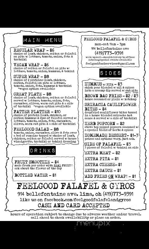Feelgood Falafel & Gyros - Lima, OH
