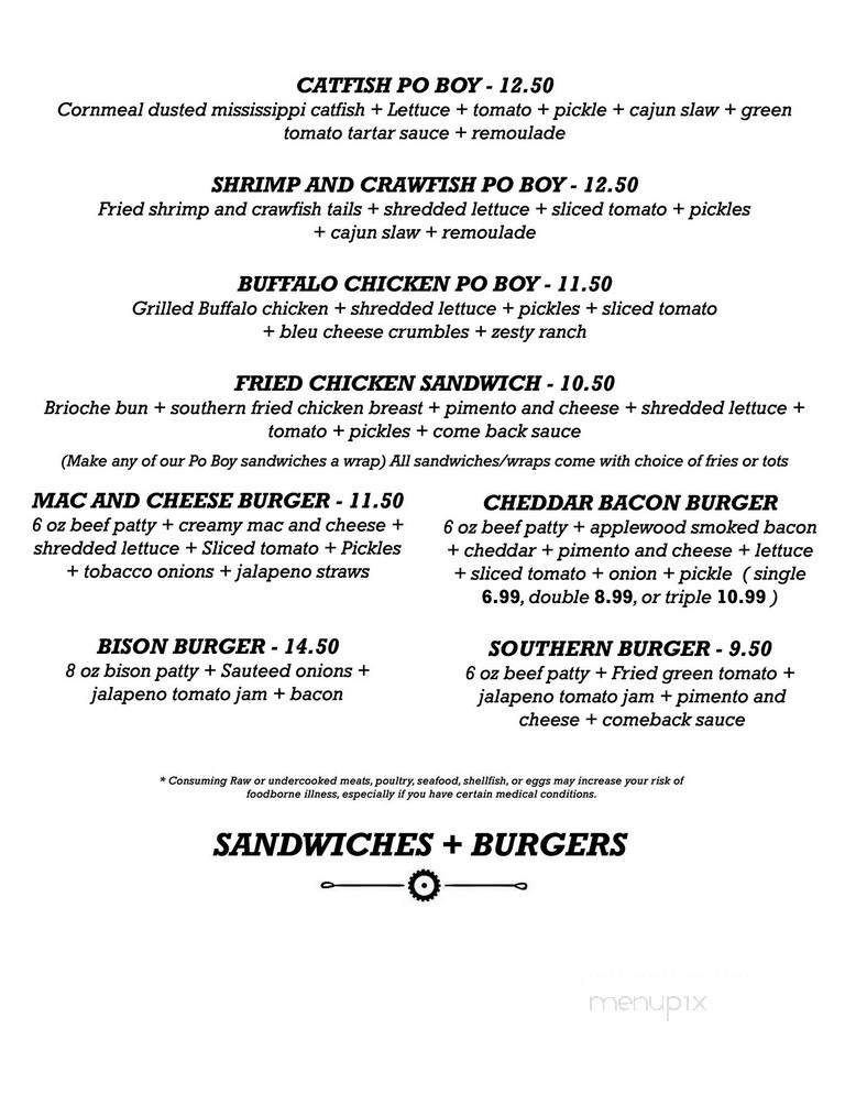 909 Public House - Wentzville, MO menu_pic