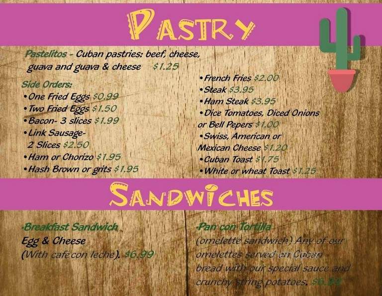 Armando's Mexican Bar And Grill - Live Oak, FL menu_pic