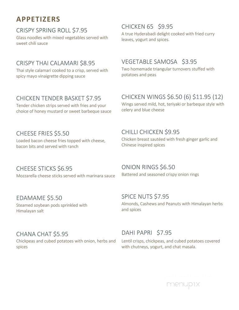 Everest Kitchen - Wendell, NC menu_pic